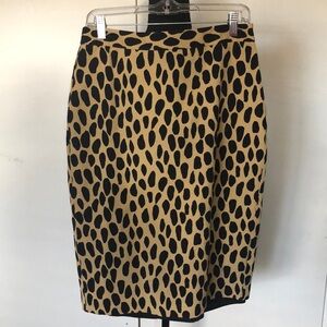 Leopard Print Pencil Skirt